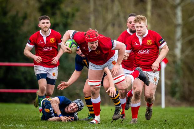 Whitchurch Herald: Whitchurch 1st V Worcester RUFC at Whitchurch on March 12 2022 Photo by Michael Wincott Photography ©2022